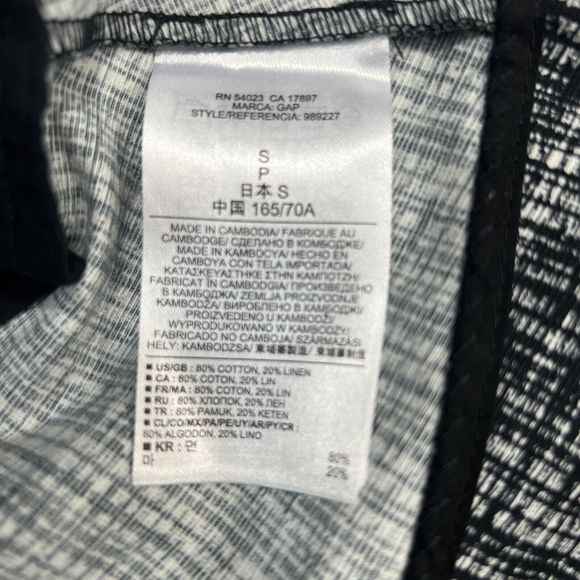 Gap Skater Mini Skirt Preppy Grunge Granola Girl Linen Blend Size Small - Picture 5 of 10